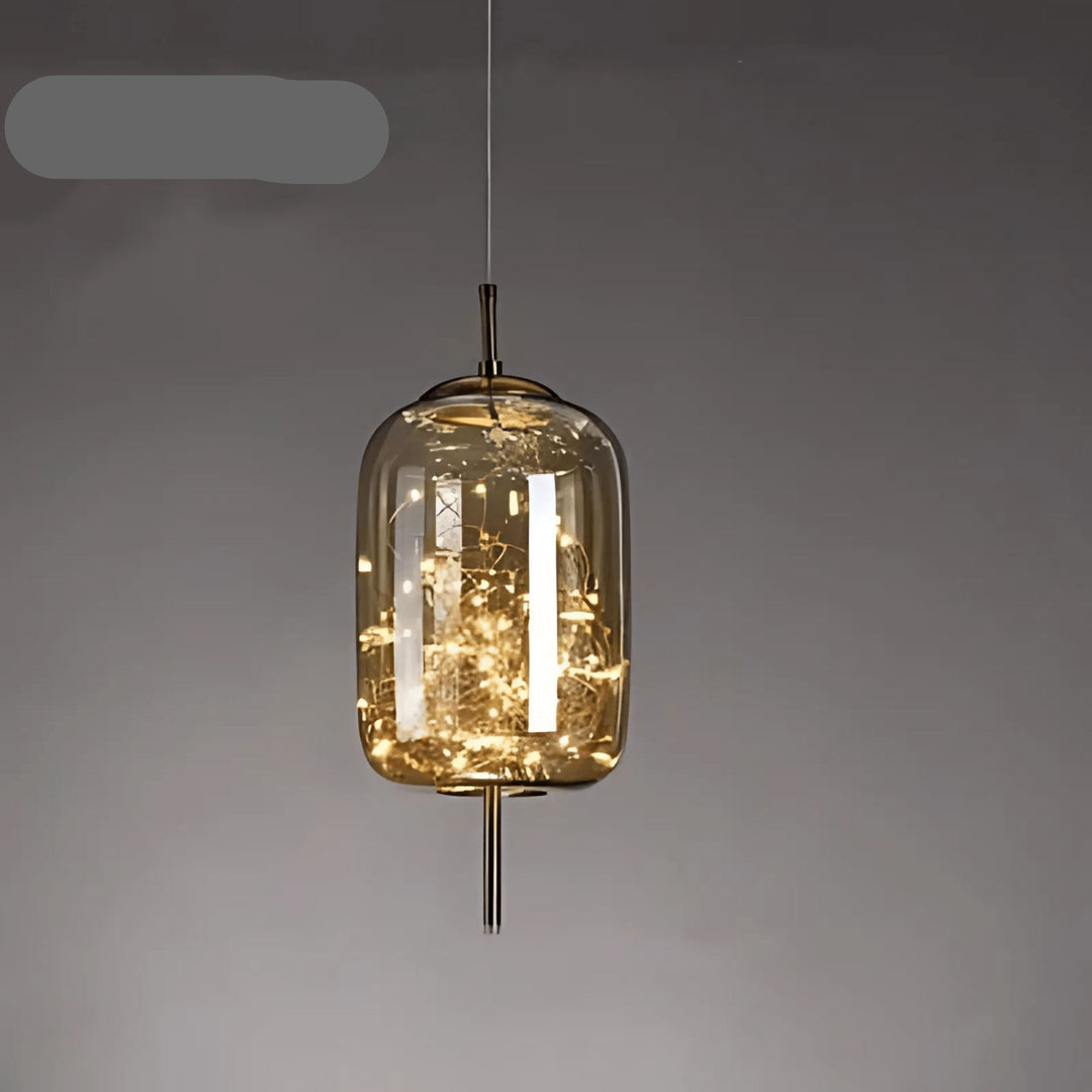 Lampe Suspendue Élégante en Verre avec Motif Féérique – Luminaire Suspendu pour Salle à Manger et Intérieur Moderne 15