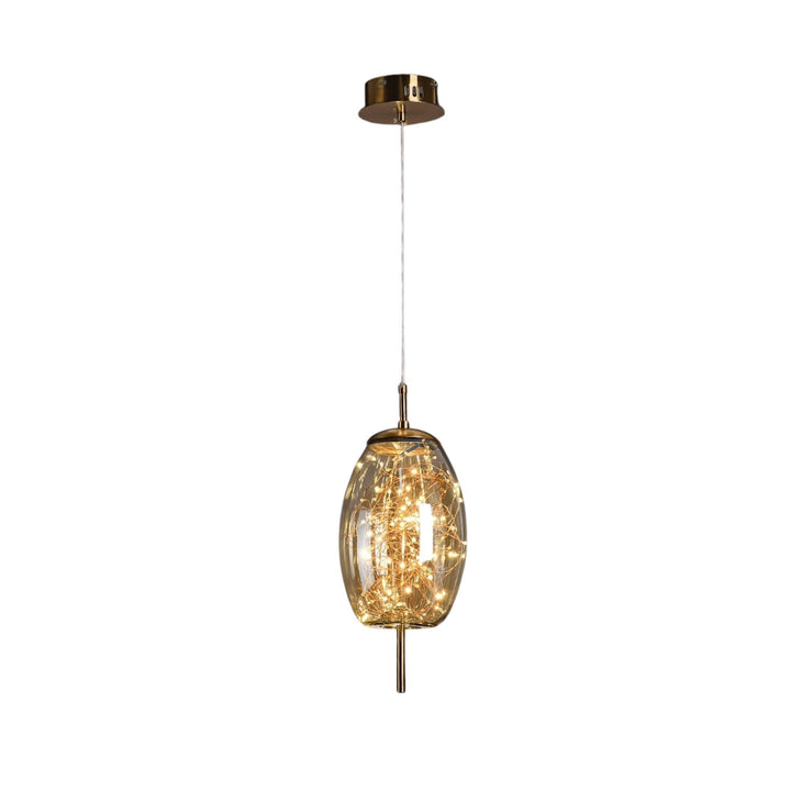 Lampe Suspendue Élégante en Verre avec Motif Féérique – Luminaire Suspendu pour Salle à Manger et Intérieur Moderne 6