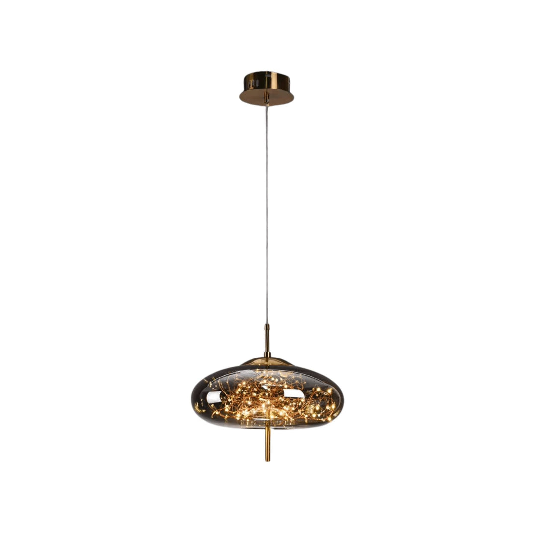 Lampe Suspendue Élégante en Verre avec Motif Féérique – Luminaire Suspendu pour Salle à Manger et Intérieur Moderne 7