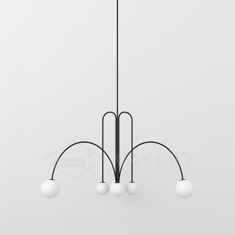 Lampe Suspendue Glow en Métal et Verre – Luminaire Suspendu Moderne pour Salle à Manger et Intérieurs Élégants 0