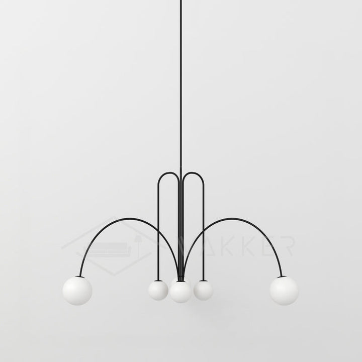 Lampe Suspendue Glow en Métal et Verre – Luminaire Suspendu Moderne pour Salle à Manger et Intérieurs Élégants 0