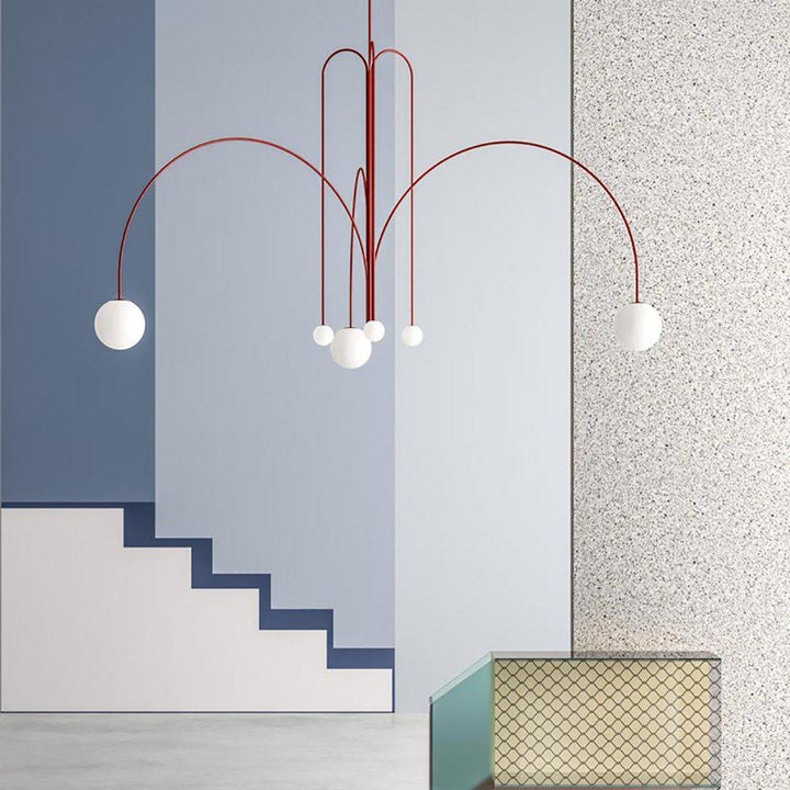 Lampe Suspendue Glow en Métal et Verre – Luminaire Suspendu Moderne pour Salle à Manger et Intérieurs Élégants 4