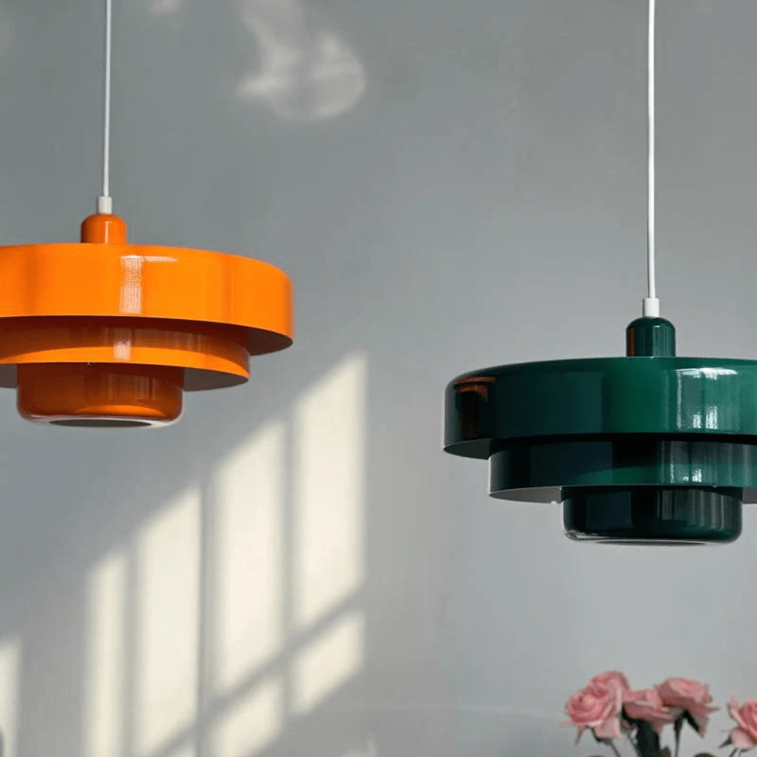 Lampe Suspendue LED Vintage en Métal et Verre pour Salle à Manger et Salon - Luminaire Suspendu Élégant et Économe en Énergie 1