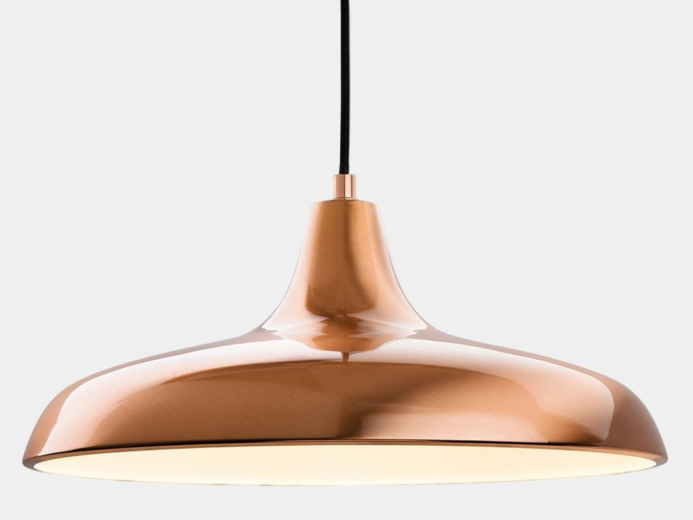Lampe Suspendue Minimaliste en Métal avec Câble Tressé Noir – Luminaire Suspendu Élégant pour Intérieur Moderne 1