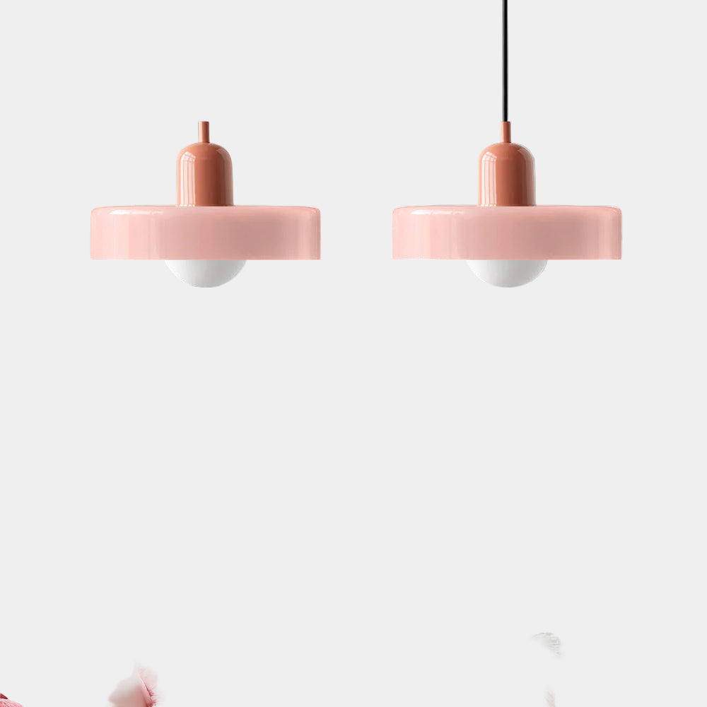 Lampe Suspendue Minimaliste en Verre avec Deux Sources de Lumière – Luminaire Suspendu pour Cuisine et Salle à Manger 12