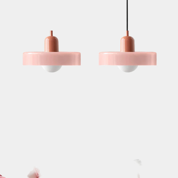 Lampe Suspendue Minimaliste en Verre avec Deux Sources de Lumière – Luminaire Suspendu pour Cuisine et Salle à Manger 12