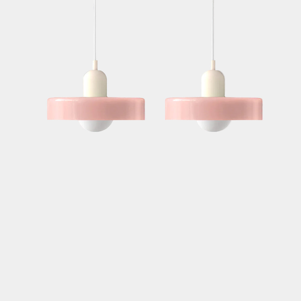 Lampe Suspendue Minimaliste en Verre avec Deux Sources de Lumière – Luminaire Suspendu pour Cuisine et Salle à Manger 16