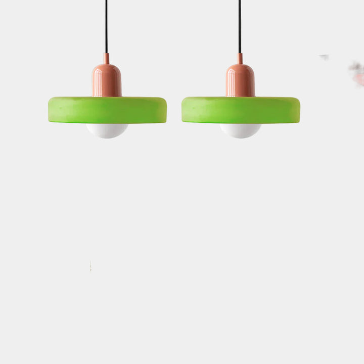 Lampe Suspendue Minimaliste en Verre avec Deux Sources de Lumière – Luminaire Suspendu pour Cuisine et Salle à Manger 36