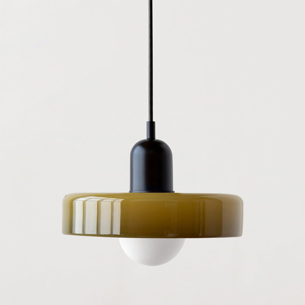 Lampe Suspendue Minimaliste en Verre avec Deux Sources de Lumière – Luminaire Suspendu pour Cuisine et Salle à Manger 8