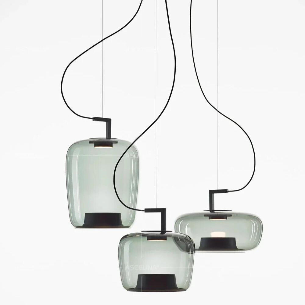 Lampe Suspendue Moderne en Métal et Verre pour Salle à Manger, Cuisine et Salon – Luminaire Suspendu Élégant et Durable 1