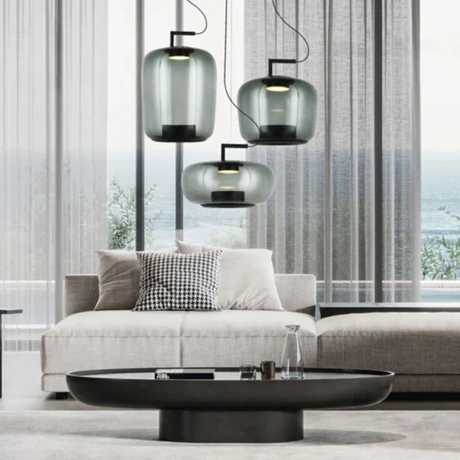 Lampe Suspendue Moderne en Métal et Verre pour Salle à Manger, Cuisine et Salon – Luminaire Suspendu Élégant et Durable 4