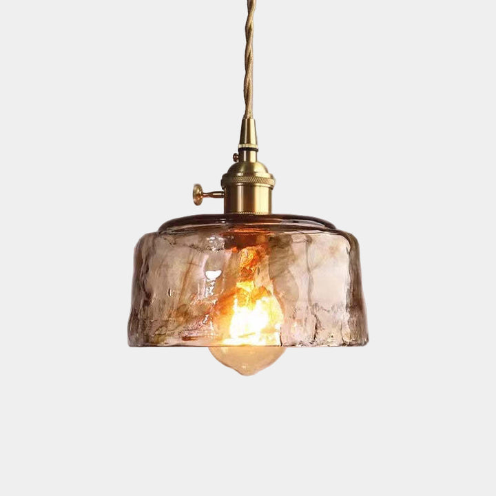 Lampe Suspendue Rétro en Métal Doré avec Lumière LED Chaude – Luminaire Suspendu Élégant pour Intérieur 4