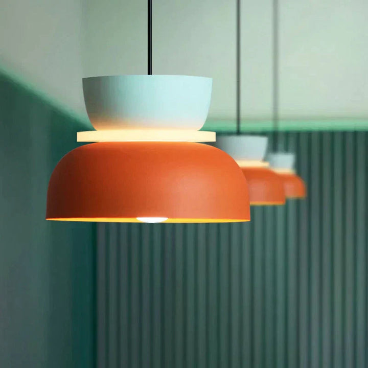 Lampe Suspendue Scandinave Multicolore avec Éclairage Doux – Luminaire Suspendu Idéal pour Salon et Cuisine 7