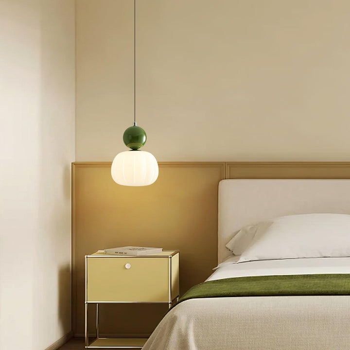 Lampe Suspendue Scandinave Ronde en Métal et Acrylique – Luminaire Suspendu Éclairant Salle à Manger avec Éclairage Doux 2