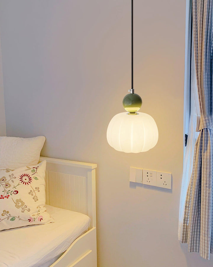 Lampe Suspendue Scandinave Ronde en Métal et Acrylique – Luminaire Suspendu Éclairant Salle à Manger avec Éclairage Doux 4