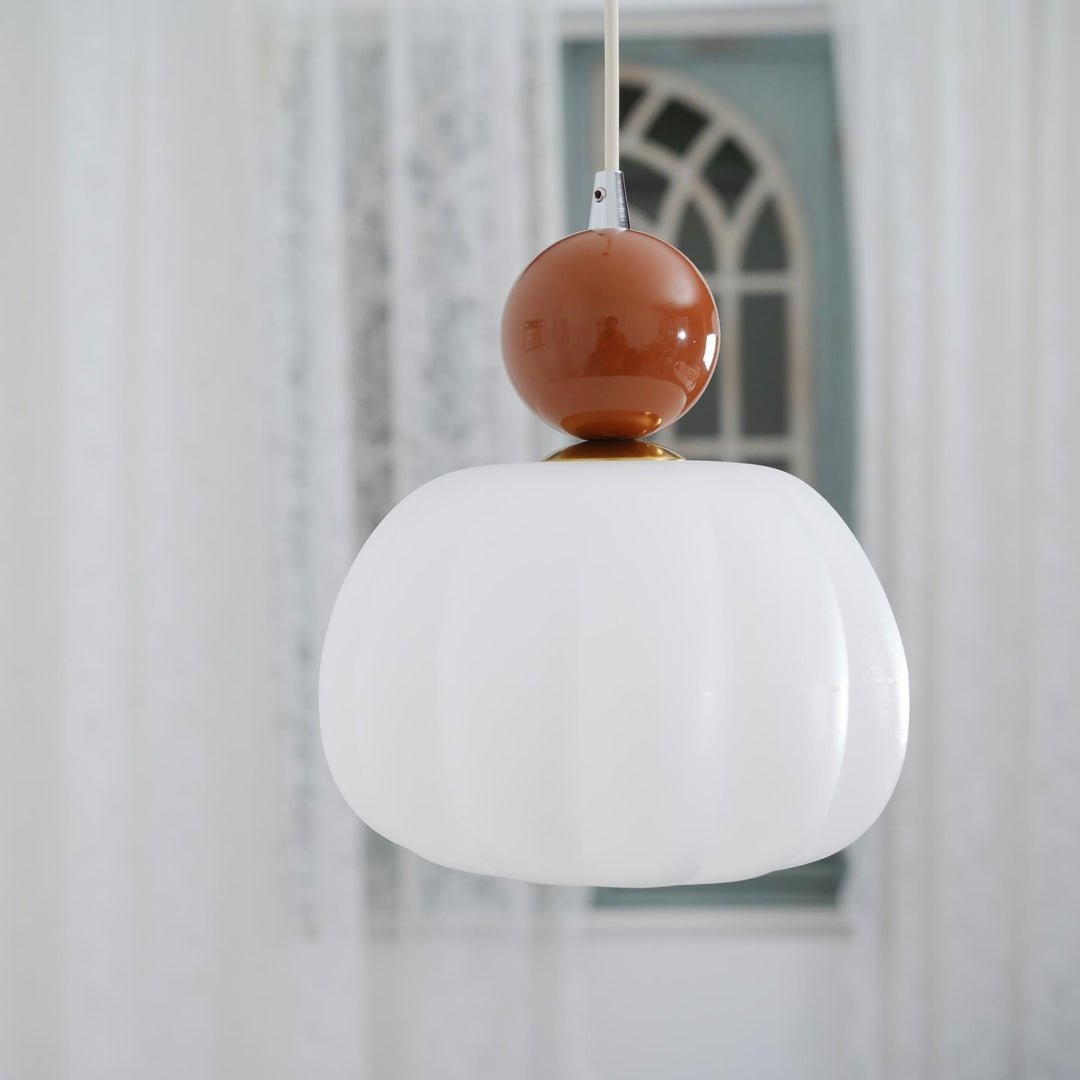 Lampe Suspendue Scandinave Ronde en Métal et Acrylique – Luminaire Suspendu Éclairant Salle à Manger avec Éclairage Doux 6