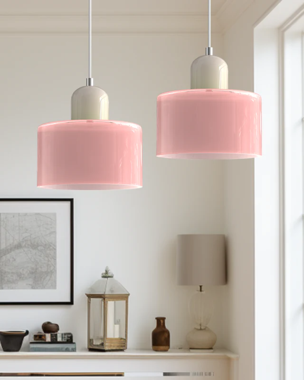Lampe Suspendue Sculpturale en Aluminium et Verre – Éclairage Moderne et Élégant 1