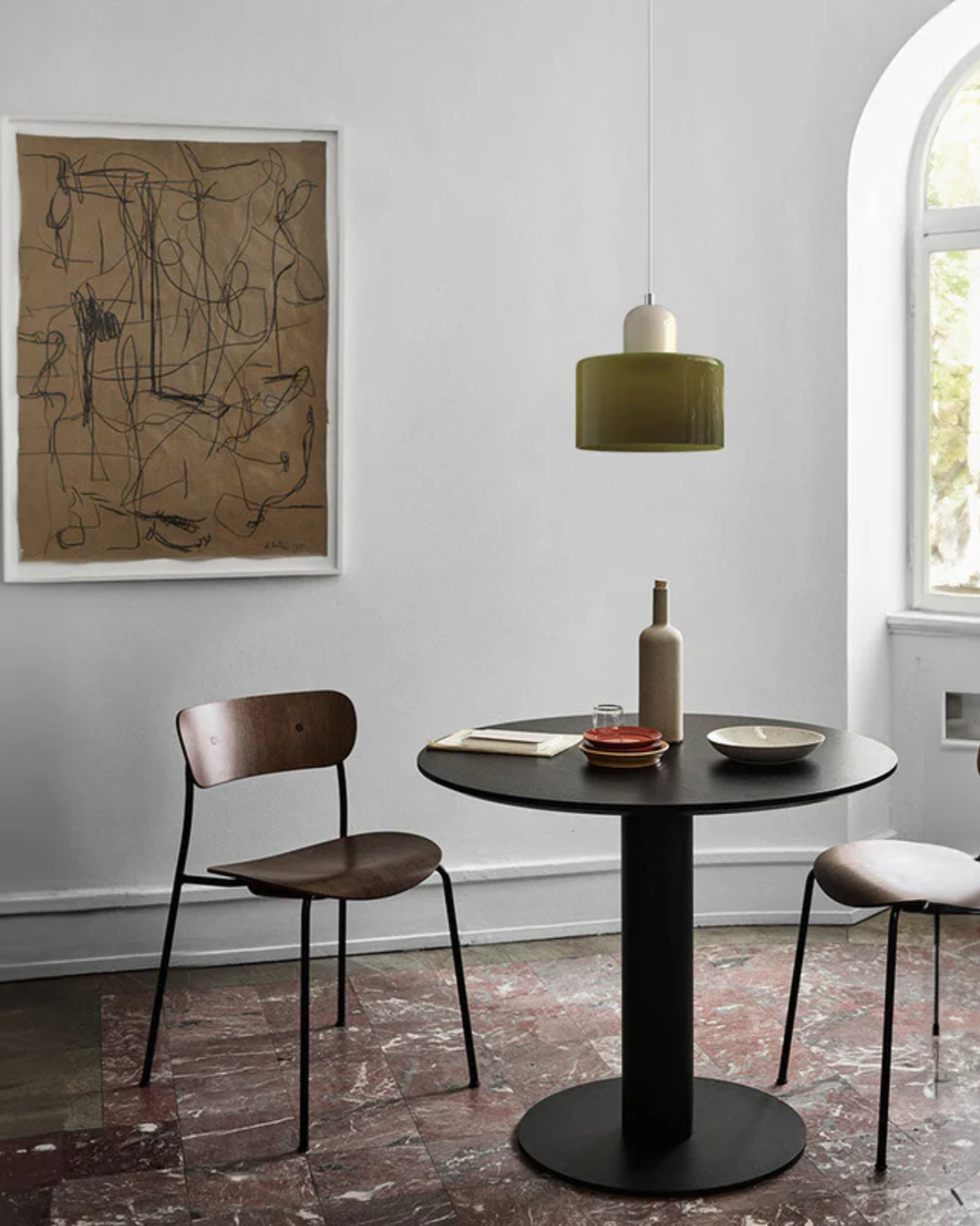Lampe Suspendue Sculpturale en Aluminium et Verre – Éclairage Moderne et Élégant 8