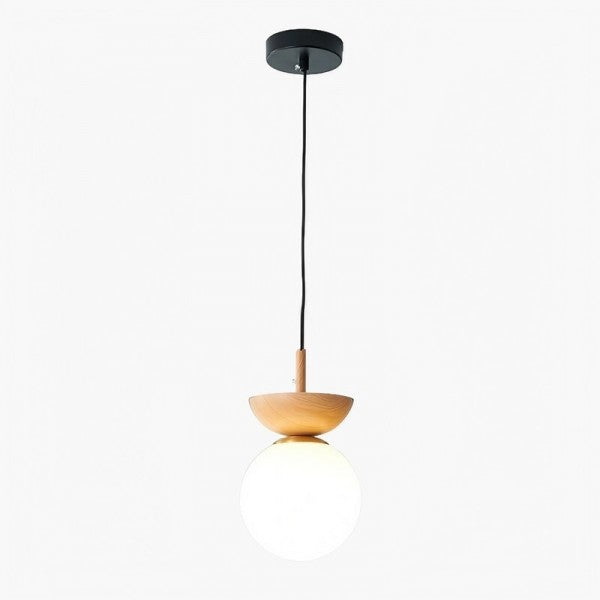 Lampe Suspendue en Bois au Design Scandinave – Luminaire Suspendu Écologique et Élégant pour Éclairage Chaleureux 6