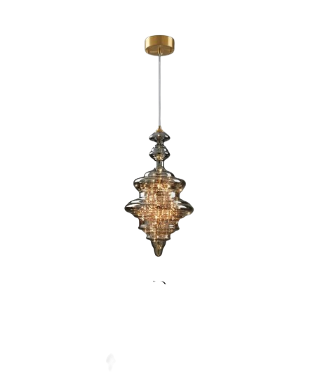 Lampe Suspendue en Cuivre avec Motif Luciole – Luminaire Suspendu Éclairant pour Salle à Manger et Salon, Hauteur Réglable 7