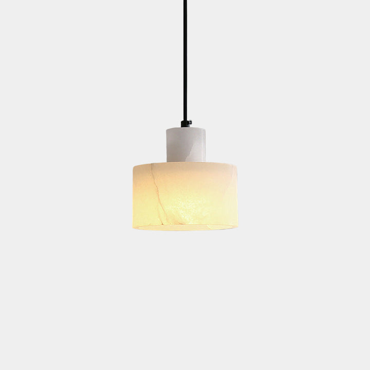 Lampe Suspendue en Marbre Blanc au Design Scandinave Élégant – Luminaire Suspendu Moderne pour Intérieur Chic 1