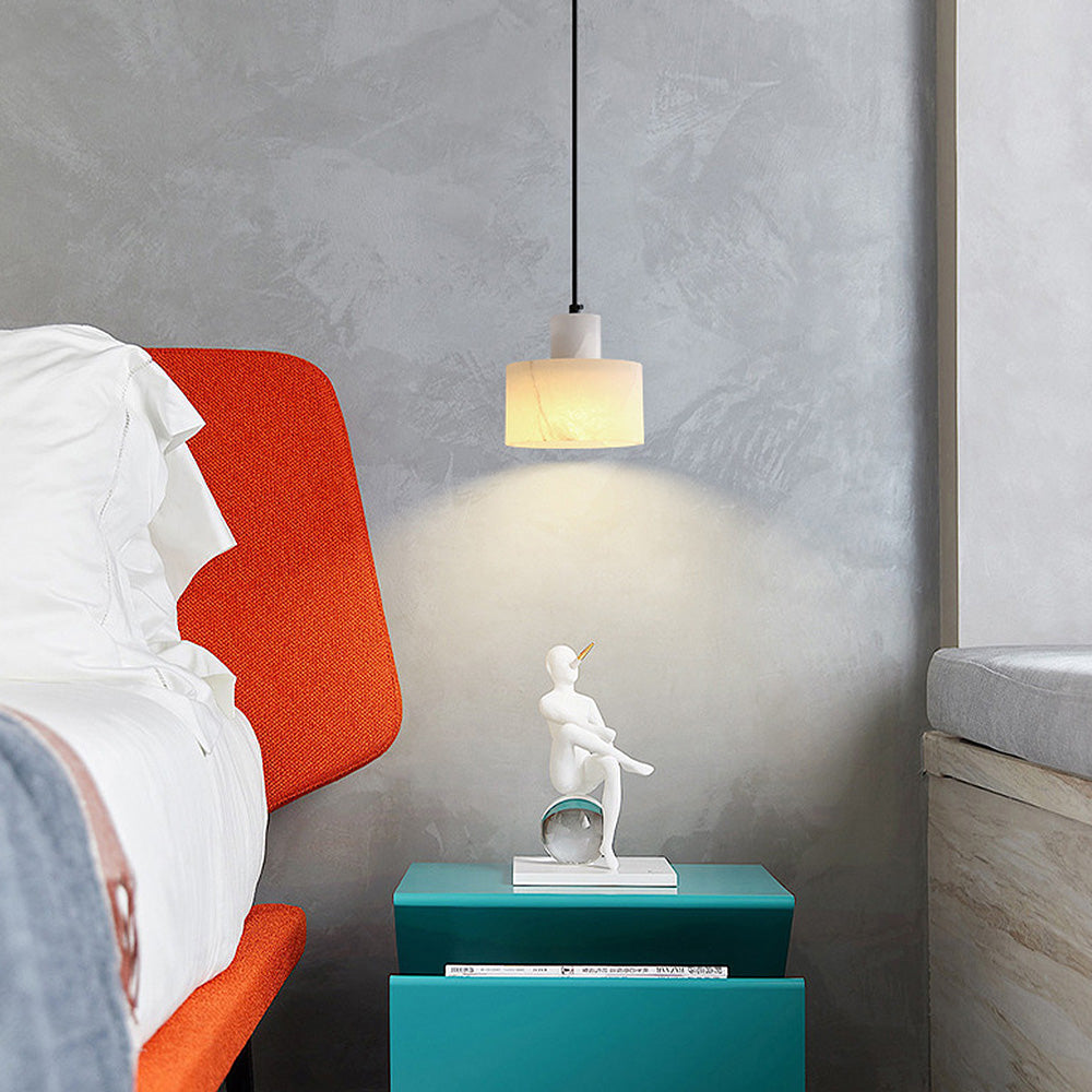 Lampe Suspendue en Marbre Blanc au Design Scandinave Élégant – Luminaire Suspendu Moderne pour Intérieur Chic 4