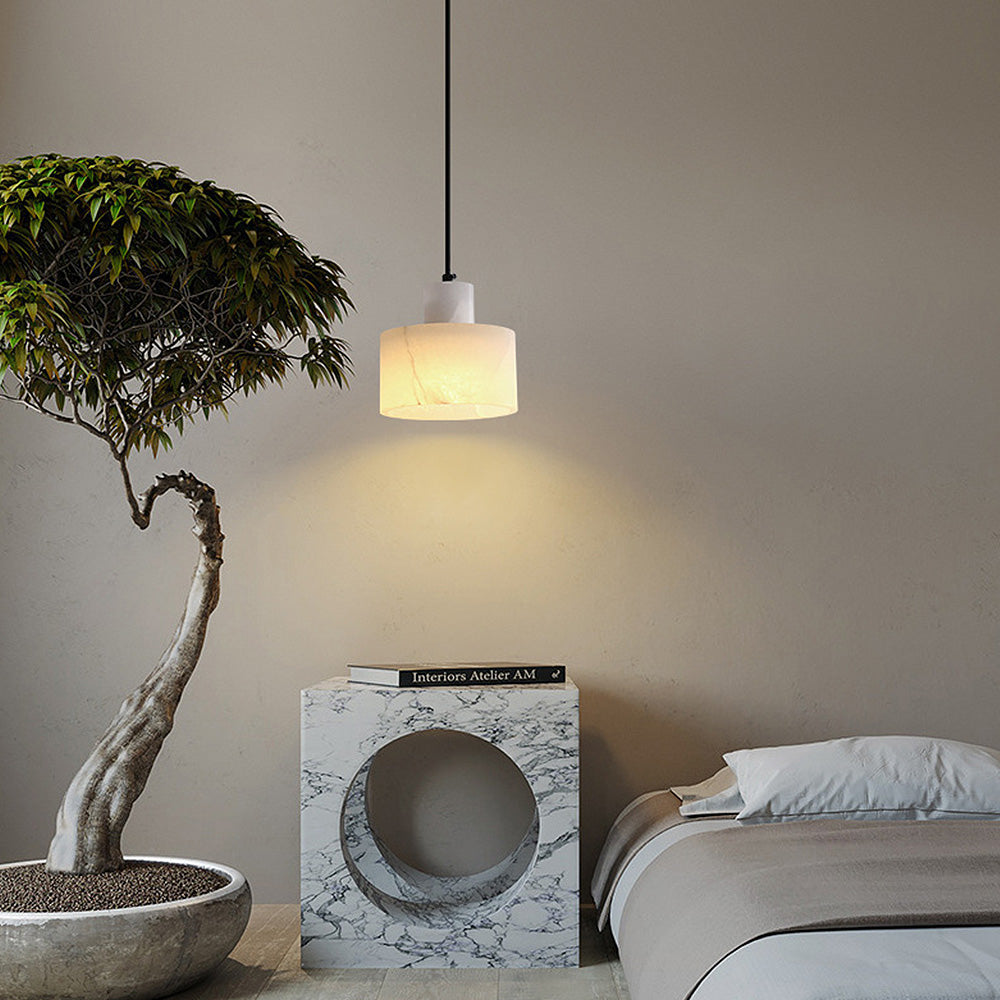 Lampe Suspendue en Marbre Blanc au Design Scandinave Élégant – Luminaire Suspendu Moderne pour Intérieur Chic 5
