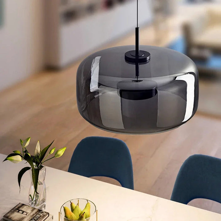 Lampe Suspendue en Verre Élégante 150 cm – Luminaire Suspendu pour Salle à Manger et Salon, Éclairage Chaud 12W 2