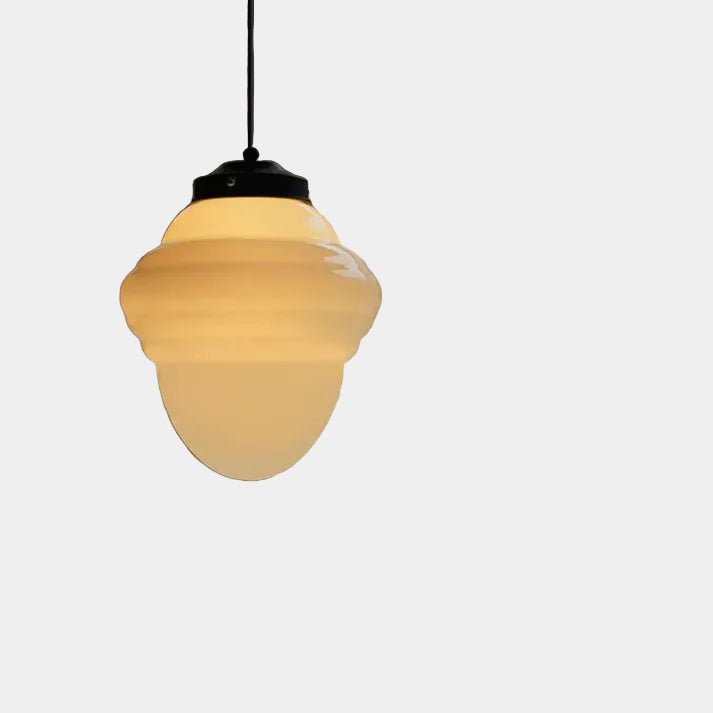 Lampe Suspendue en Verre Mat – Luminaire Suspendu Géométrique pour Salle à Manger et Salon, Éclairage Doux et Élégant 13