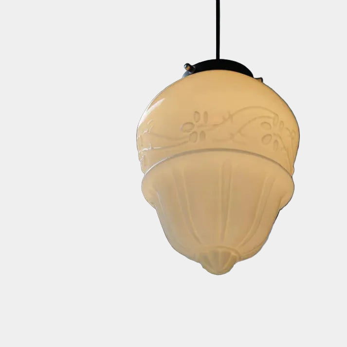 Lampe Suspendue en Verre Mat – Luminaire Suspendu Géométrique pour Salle à Manger et Salon, Éclairage Doux et Élégant 14