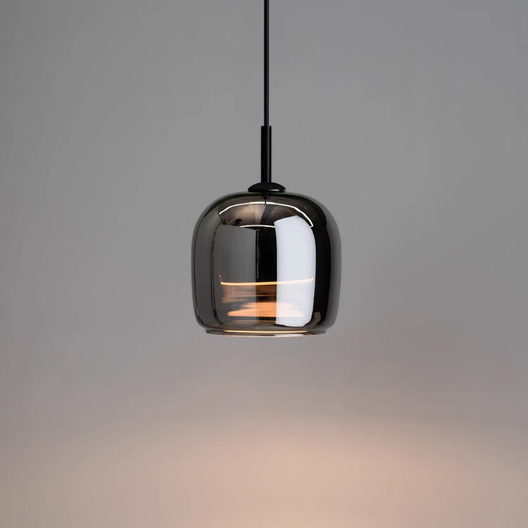 Lampe Suspendue en Verre Noir Scandinave – Luminaire Suspendu Élégant pour Salle à Manger et Intérieurs Modernes 1