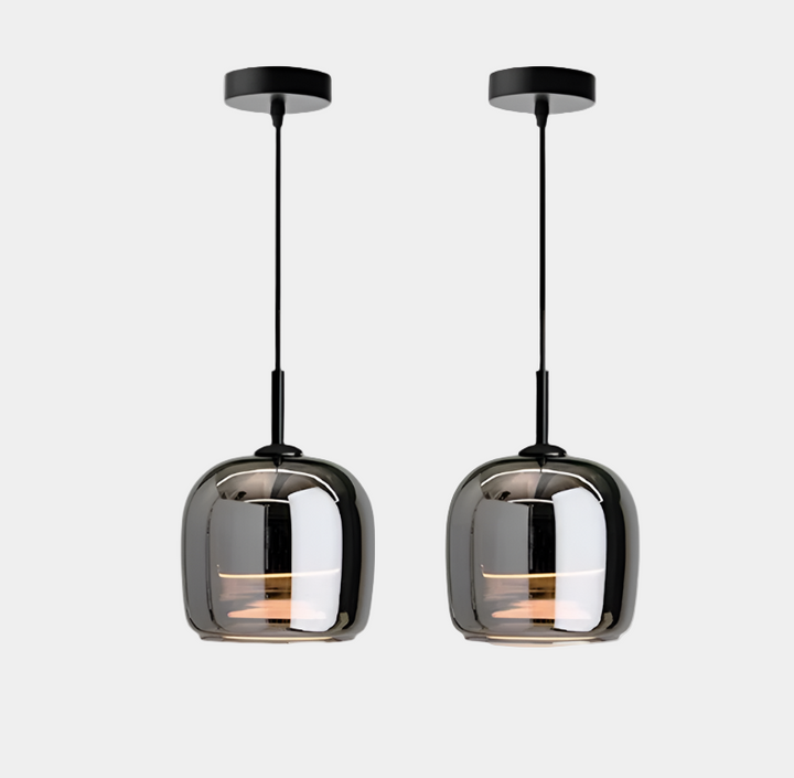 Lampe Suspendue en Verre Noir Scandinave – Luminaire Suspendu Élégant pour Salle à Manger et Intérieurs Modernes 10