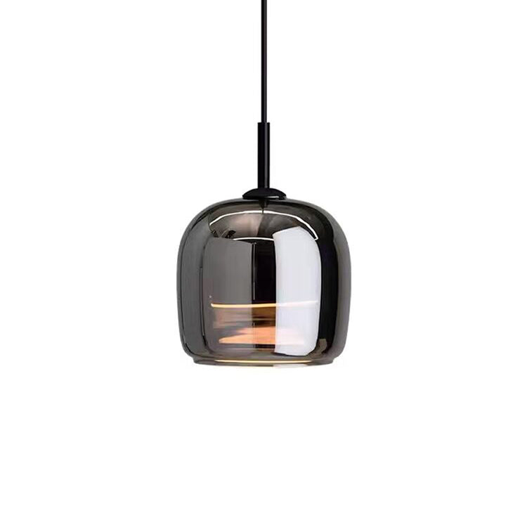 Lampe Suspendue en Verre Noir Scandinave – Luminaire Suspendu Élégant pour Salle à Manger et Intérieurs Modernes 5