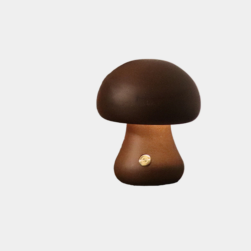 Lampe de Chevet Design en Bois Champignon LED pour Enfants - Éclairage Doux et Apaisant, Ambiance Féérique 14
