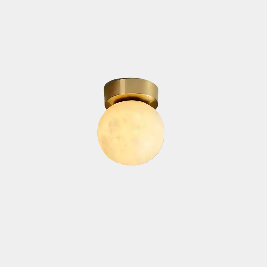 Lampe de Plafond en Albâtre Élégante pour une Ambiance Apaisante 3