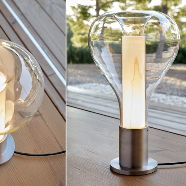 Lampe de Table Artistique Apaisante avec Éclairage Ambiant en Verre - Design Unique et Relaxant 5