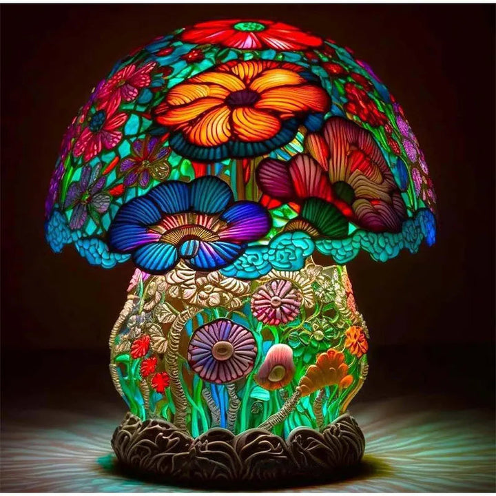 Lampe de Table Champignon Écologique – Éclairage Ambiant en Plastique pour Intérieur Moderne, 20,3 cm 3