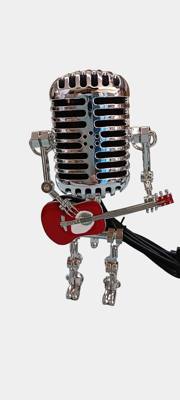 Lampe de Table Design Robot avec Guitare – Éclairage Moderne Multicolore pour Intérieurs Créatifs, 30 cm de Haut 8