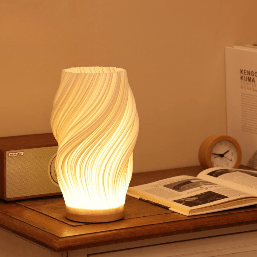Lampe de Table LED Élégante avec Lumière Douce Réglable et Design Moderne - Métal et Plastique 3