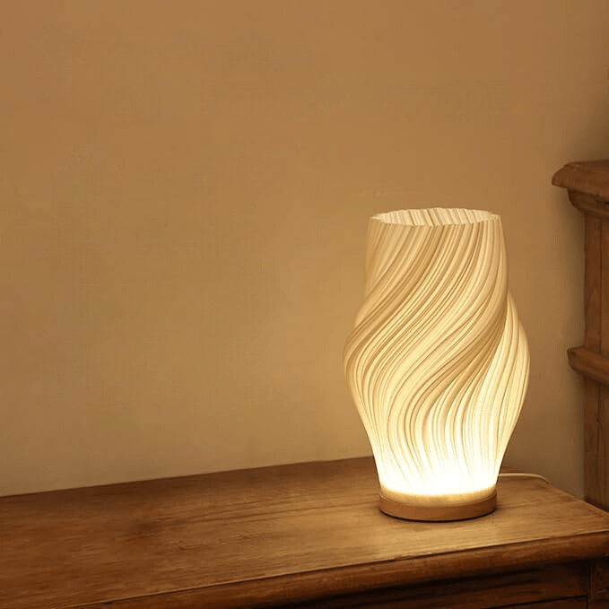 Lampe de Table LED Élégante avec Lumière Douce Réglable et Design Moderne - Métal et Plastique 5