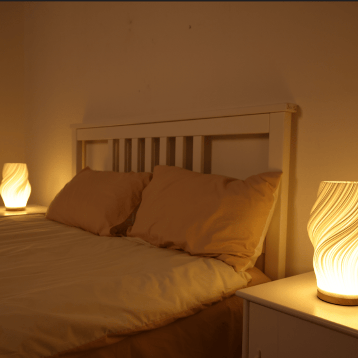 Lampe de Table LED Élégante avec Lumière Douce Réglable et Design Moderne - Métal et Plastique 6
