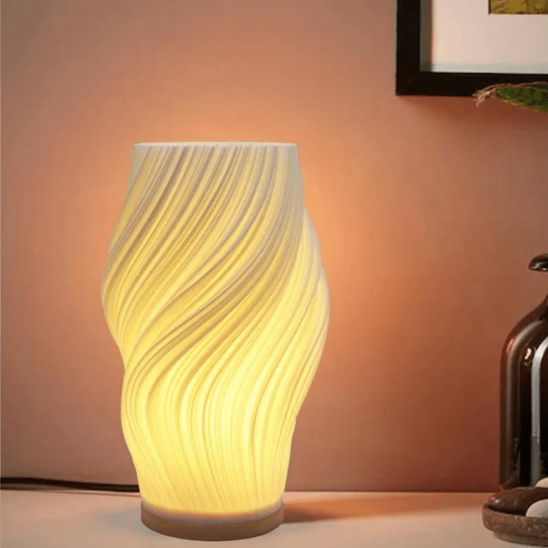 Lampe de Table LED Élégante avec Lumière Douce Réglable et Design Moderne - Métal et Plastique 8