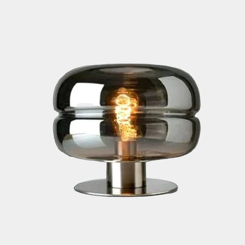 Lampe de Table Moderne en Verre et Métal – Éclairage Élégant pour Salon et Chambre, Design Chic et Ambiance Confortable 0