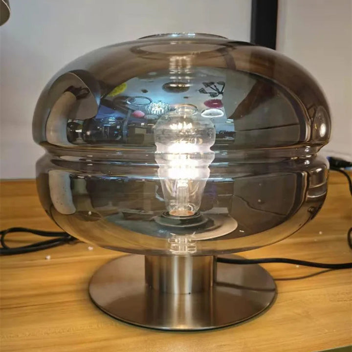 Lampe de Table Moderne en Verre et Métal – Éclairage Élégant pour Salon et Chambre, Design Chic et Ambiance Confortable 2