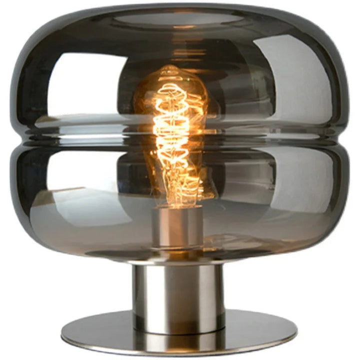 Lampe de Table Moderne en Verre et Métal – Éclairage Élégant pour Salon et Chambre, Design Chic et Ambiance Confortable 3