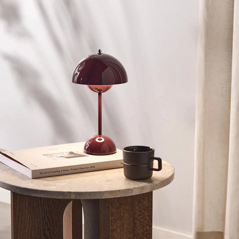 Lampe de Table Rechargeable Sans Fil LED Design Aurora - Luminosité Réglable 3 Niveaux, Élégante et Pratique pour Intérieur 5