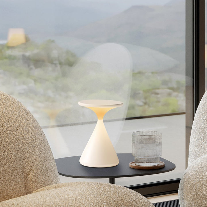 Lampe de Table Sans Fil Rechargeable Amos Zandloper – Design Sablier avec Lumière Chaude pour Intérieur Élégant 3