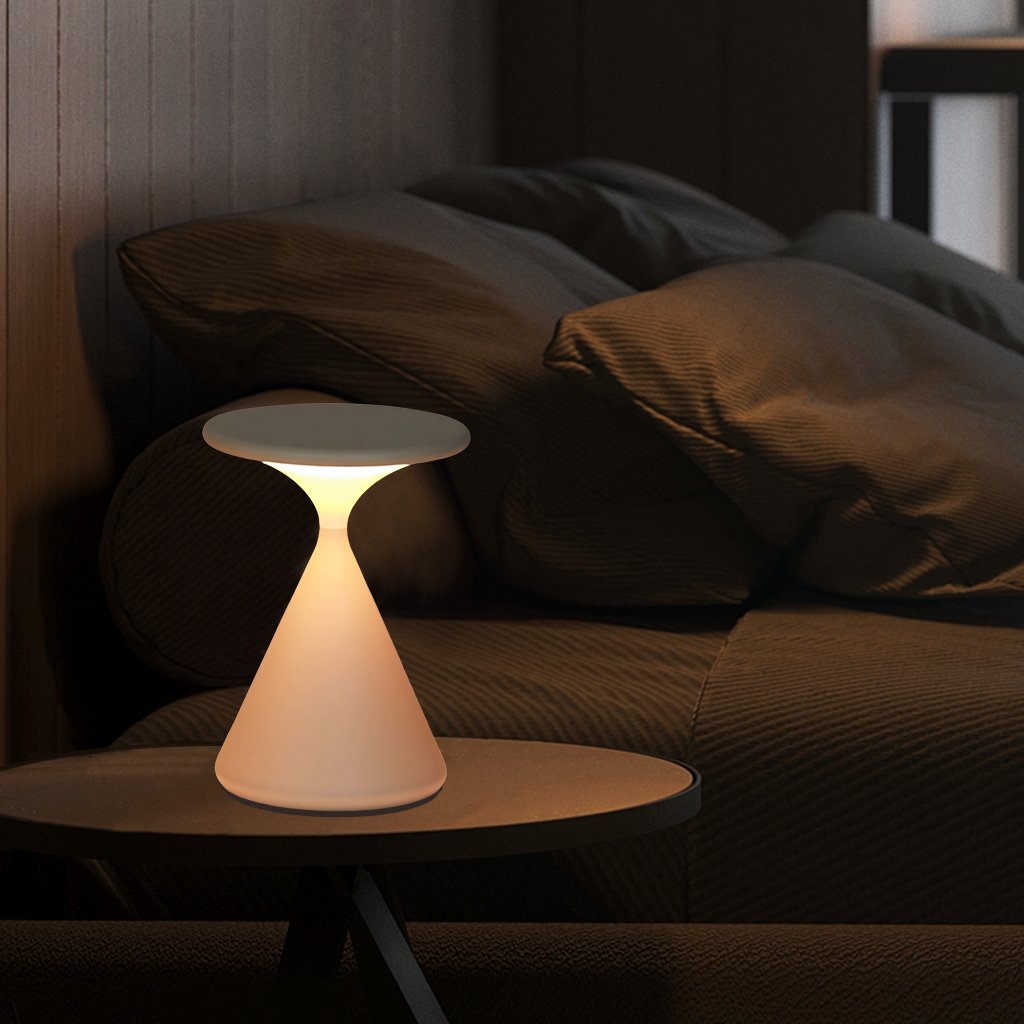Lampe de Table Sans Fil Rechargeable Amos Zandloper – Design Sablier avec Lumière Chaude pour Intérieur Élégant 5