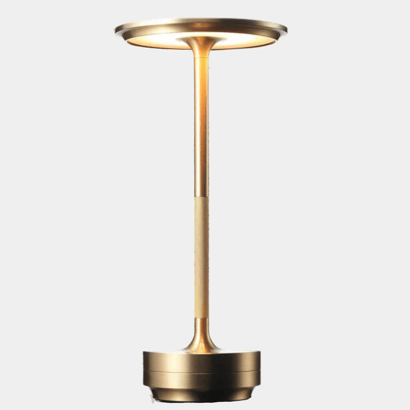 Lampe de Table Sans Fil Rechargeable en Aluminium et ABS – Éclairage Moderne et Élégant, Lumière Chaude 3000K 0