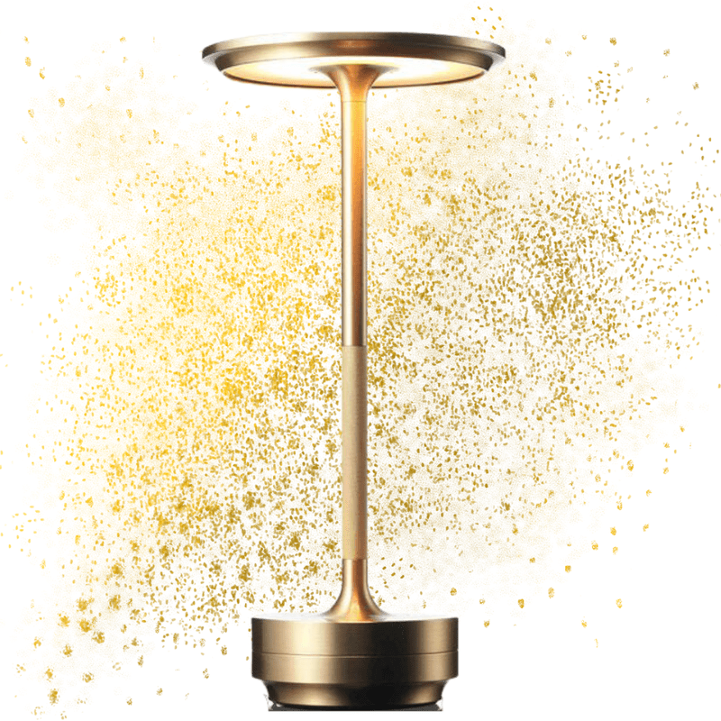 Lampe de Table Sans Fil Rechargeable en Aluminium et ABS – Éclairage Moderne et Élégant, Lumière Chaude 3000K 1